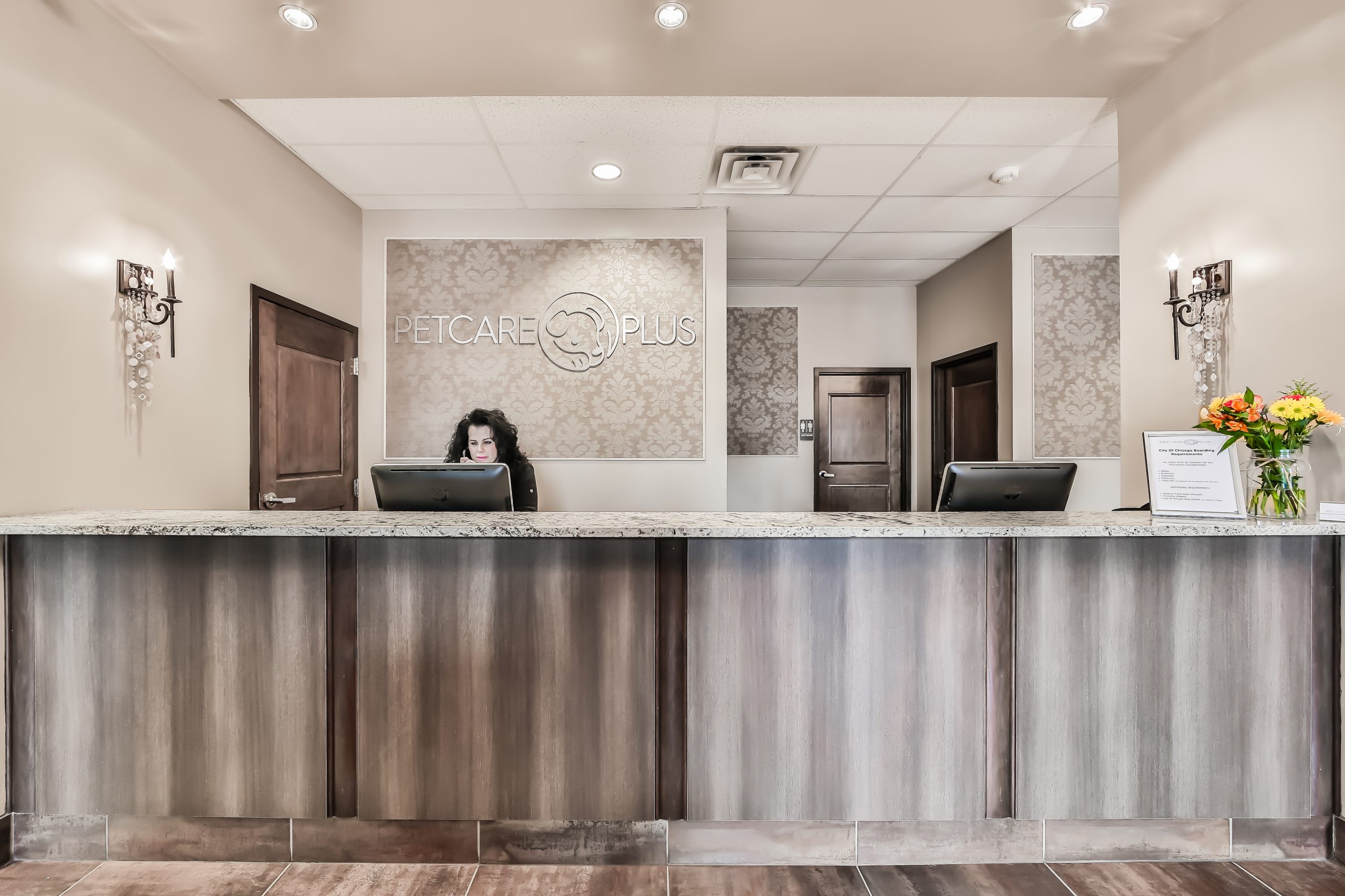 The purpose-built Pet Care Plus resort floor, where dogs from Humboldt Park spend the day