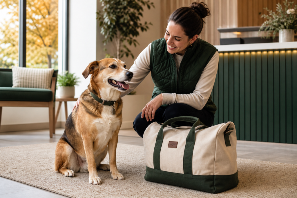 Fall dog boarding in Chicago travel planning